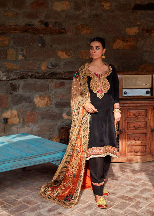 Embellished Velvet Salwar Kameez Pakistani Wedding Dresses
