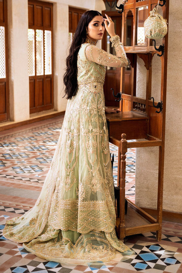 ElegantPakistaniWeddingFrockShararaandDupattaDress