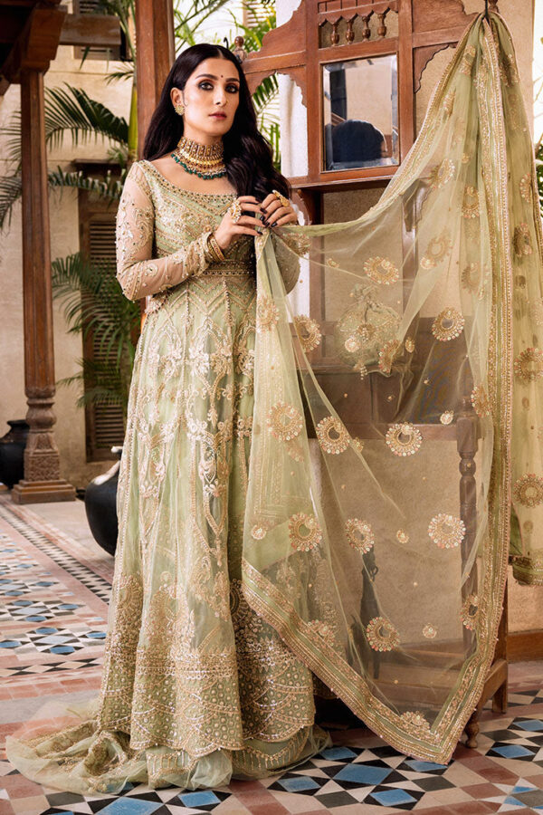 LatestPakistaniWeddingFrockShararaandDupattaDress