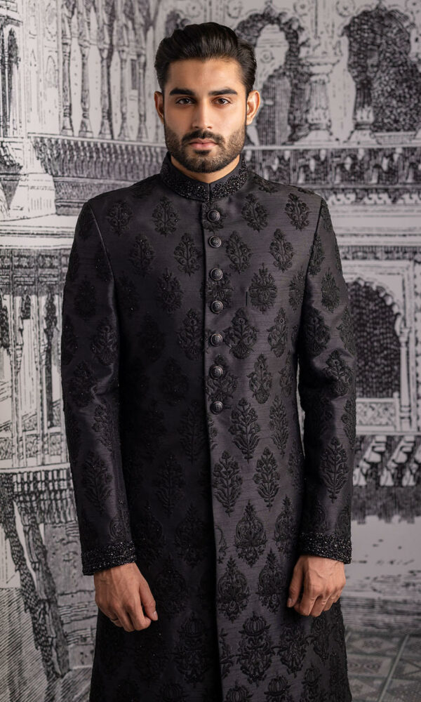 Embroidered Sherwani Pakistani Groom Dress